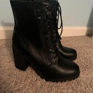 Black Heeled Bootie